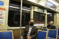 Congressman Garcia riding the CTA